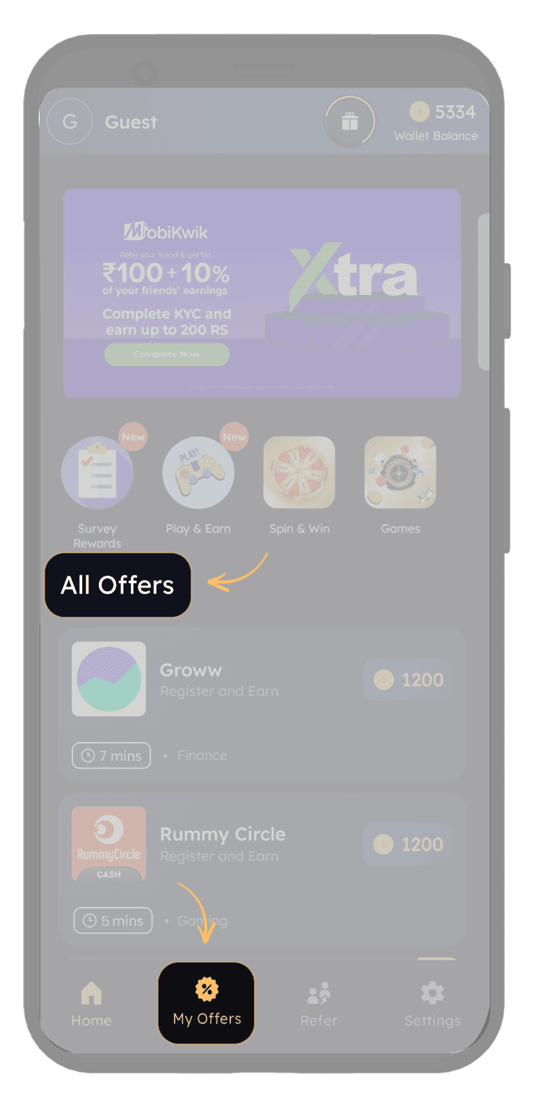 All Offers and My Offers All Offers and My Offers