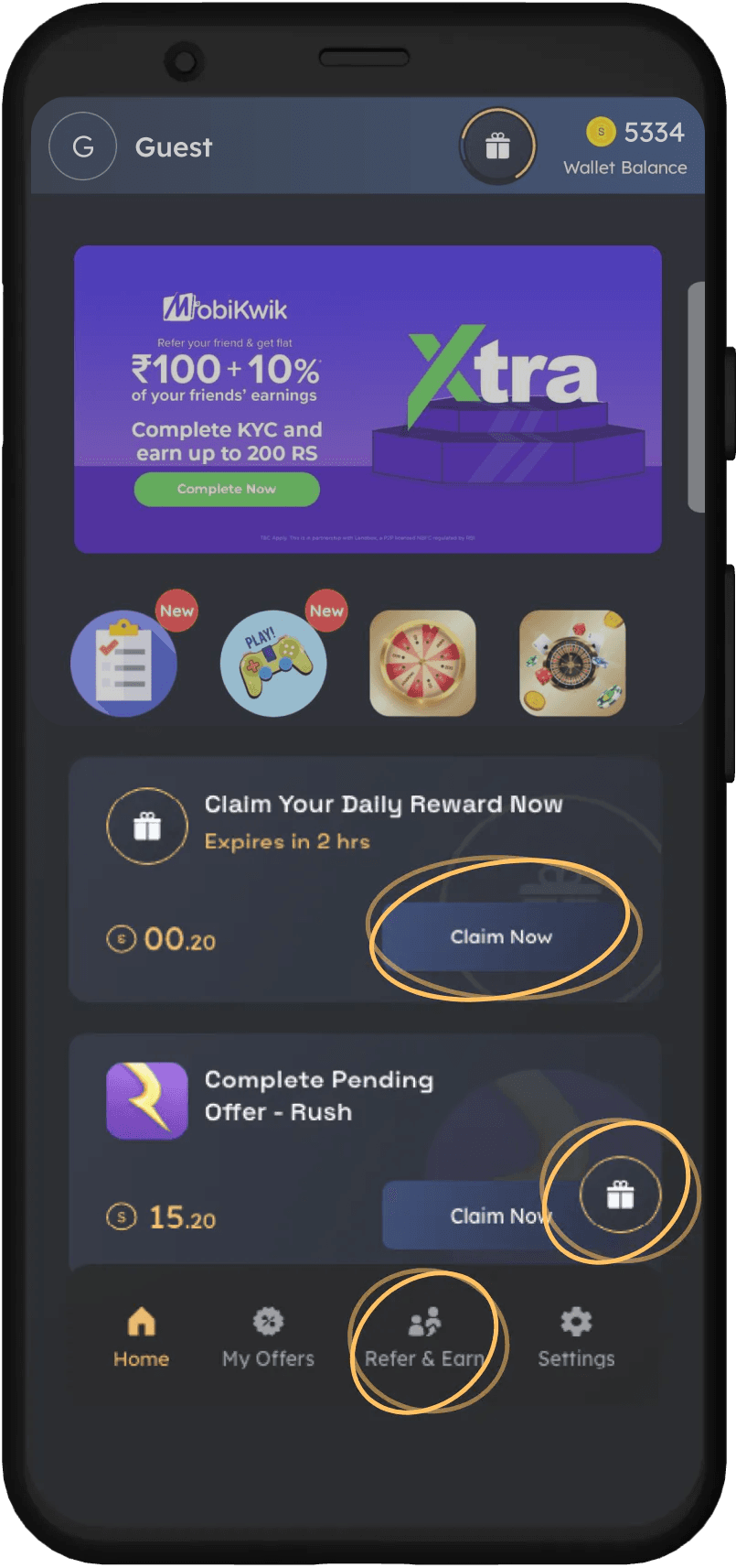 Get multiple ways to earn Get multiple ways to earn