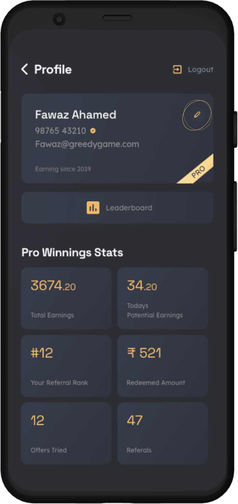 Build your profile Build your profile